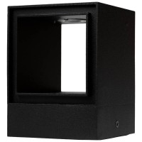 Aplica LED Fumany 8W 4000K IP20, 13x10 cm, negru + cupru, Metsan - vedere laterala