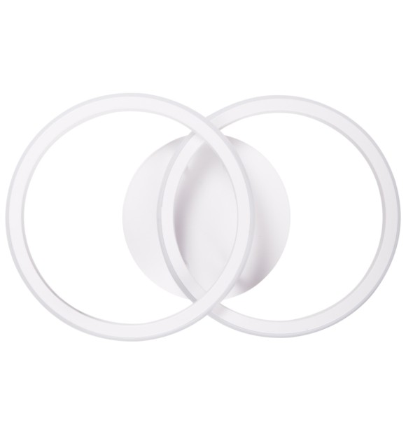 Aplica LED Anna 28W 3CCT ON/OFF, alb, 28.5 cm, Erste