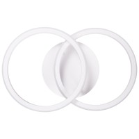 Aplica LED Anna 28W 3CCT ON/OFF, alb, 28.5 cm, Erste