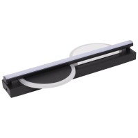 Aplica LED Zuleya 24W 3CCT 40cm IP20, negru, Erste