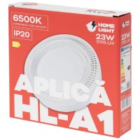 Aplica LED Viva rotund 22W 6500K 18cm IP20 alb, Homelight - imagine 5