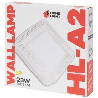 Aplica LED Viva 22W 6500K patrata 18cm IP20 alb, Homelight - imagine 6
