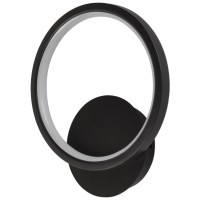Aplica LED Aura 15W 3CCT 750lm, 23x20 cm, negru, Erste