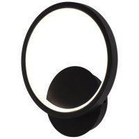 Aplica LED Aura 15W 3CCT 750lm, 23x20 cm, negru, Erste - vedere laterala