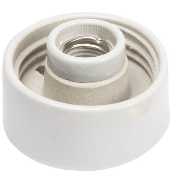 Aplica Ceramica Dreapta alba, 1xE27 40W, perete interior, Erste