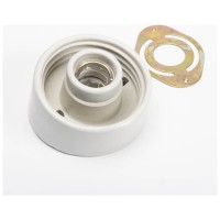 Aplica Ceramica Oblica E27 40W Alba IP20, perete interior - ambalaj
