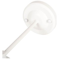 Aplica Fare Erste 1xE27 60W, 28x19 cm, metal si sticla alb-negru - imagine 5