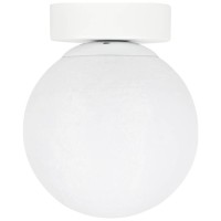 Aplica Luma 1xE14 60W IP20, alb, metal si sticla, 15x17 cm Erste - detaliu