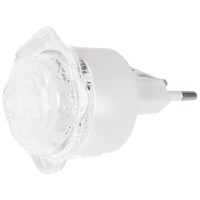 Lampa de Veghe LED 4x0.1W Alb, 5x5 cm, pentru Priza, IP20 - vedere laterala