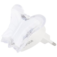 Lampa de Veghe LED Erste 3x0.1W Verde, priza, IP20, 5x7.5 cm - vedere laterala