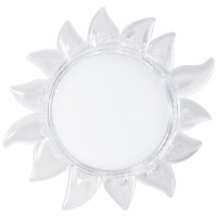 Lampa de Veghe LED Blume 4x0.1W Rosu, 6x6 cm, pentru Priza - detaliu