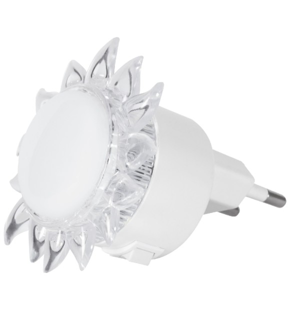 Lampa de Veghe LED Blume 4x0.1W Alb, 6x6 cm, IP20, priza