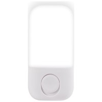 Lampa de veghe LED Ladys 1W 6000K alb rece IP20, plastic alb Erste
