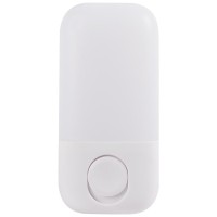 Lampa de veghe LED Ladys 1W 6000K alb rece IP20, plastic alb Erste - vedere laterala
