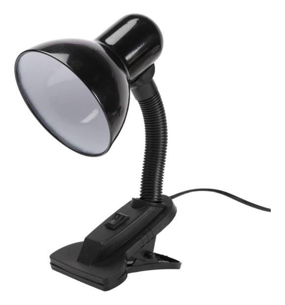 Lampa Birou cu Clip Negru, dulie 1xE27 max 60W, 26.5x12 cm