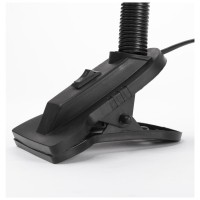Lampa Birou cu Clip Negru, dulie 1xE27 max 60W, 26.5x12 cm - vedere laterala