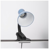 Lampa Birou Clip Bleu E27 60W, Metal, 26.5x12 cm - ambalaj