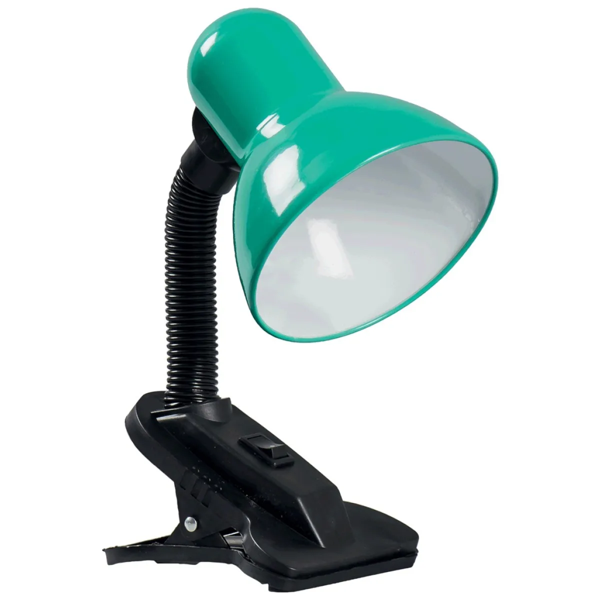 Lampa Birou Clip Verde 1xE27 60W, metal+plastic, 26.5x12 cm