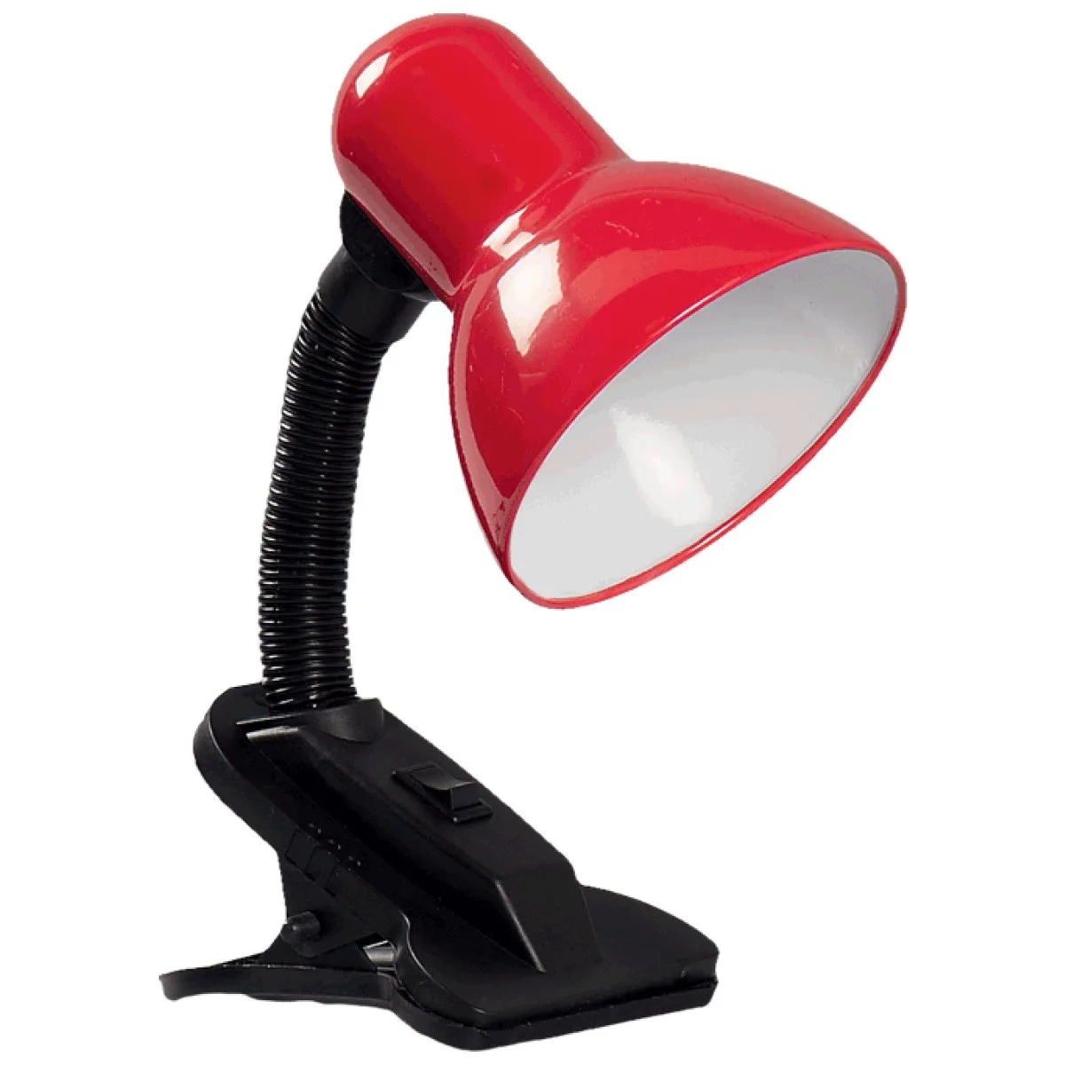 Lampa Birou cu Clema Erste Rosu, 1xE27 max 60W, 26.5 cm