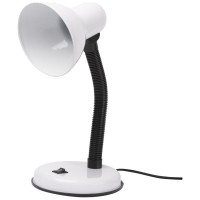 Lampa Birou Clasic Alb 1xE27 60W, Metal, 33 cm, Erste