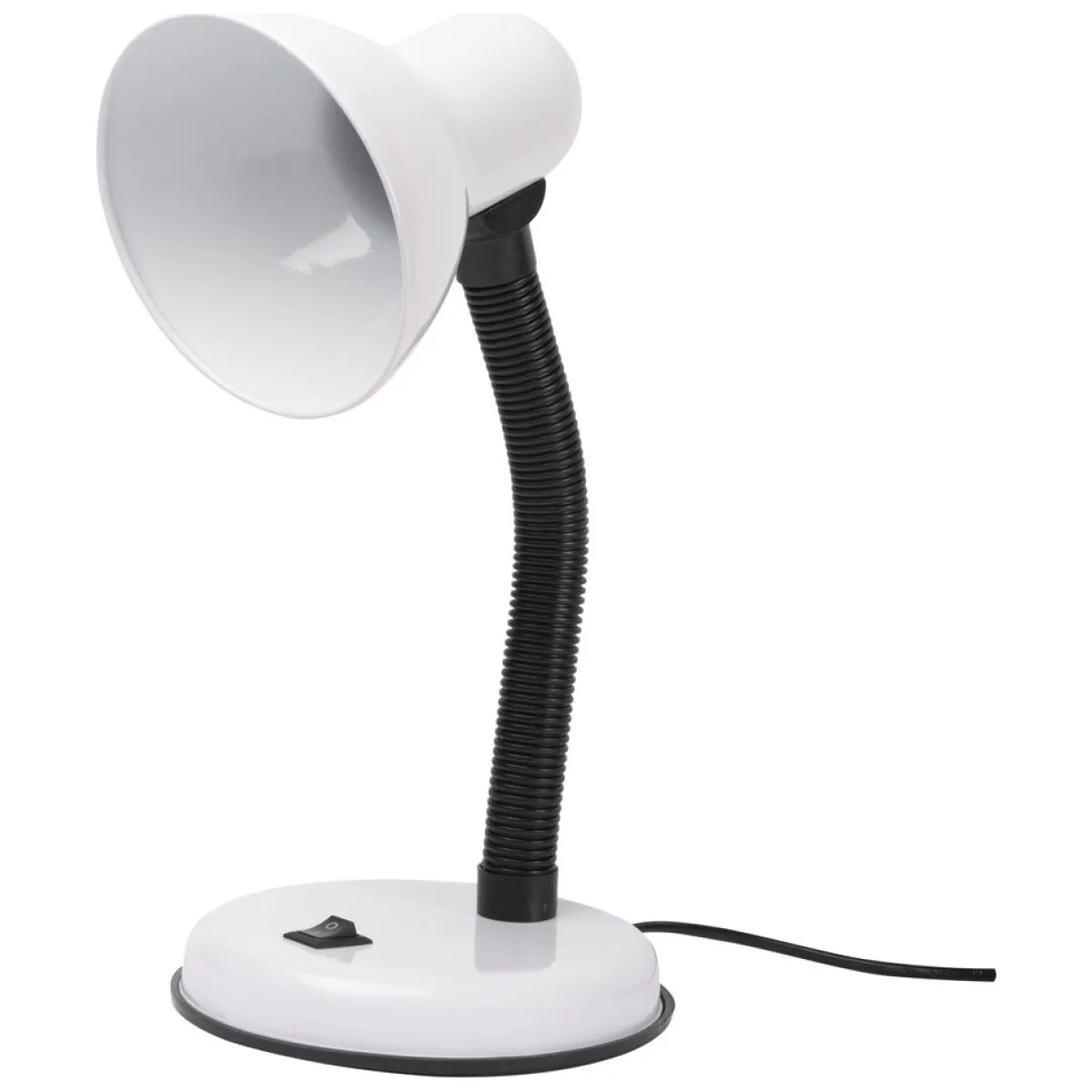 Lampa Birou Clasic Alb 1xE27 60W, Metal, 33 cm, Erste