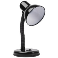 Lampa Birou Clasic Negru 1xE27 60W, metal, 33 cm, Erste - vedere laterala