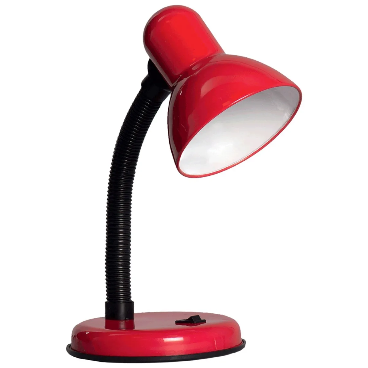 Lampa Birou Clasic Rosu E27 60W, metal, 33 cm, IP20