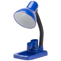 Lampa Birou Klara Bleu 1xE27 max 40W, metal, 31x18.5 cm