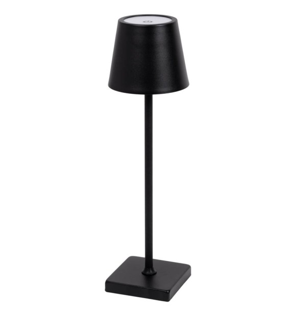 Veioza Hold LED 5W IP20 CCT reglabil, metal negru, Erste