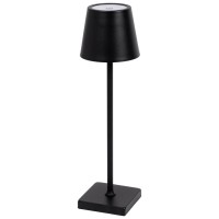 Veioza Hold LED 5W IP20 CCT reglabil, metal negru, Erste