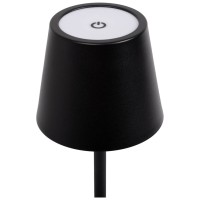 Veioza Hold LED 5W IP20 CCT reglabil, metal negru, Erste - vedere laterala