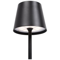 Veioza Hold LED 5W IP20 CCT reglabil, metal negru, Erste - imagine 5