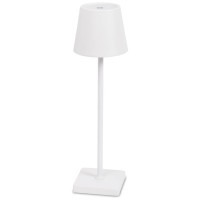Veioza LED Hold 5W CCT reglabil, metal alb, 39 cm, Erste