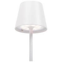 Veioza LED Hold 5W CCT reglabil, metal alb, 39 cm, Erste - detaliu