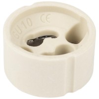 Dulie Ceramica GU10 Erste, Alb, IP20, Rezistenta Termica - vedere laterala
