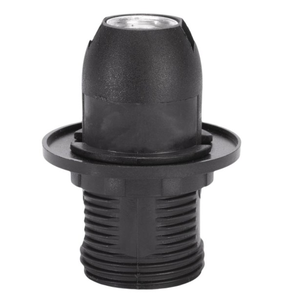 Dulie Bachelita E14 cu Fusta, Negru, IP20, Erste