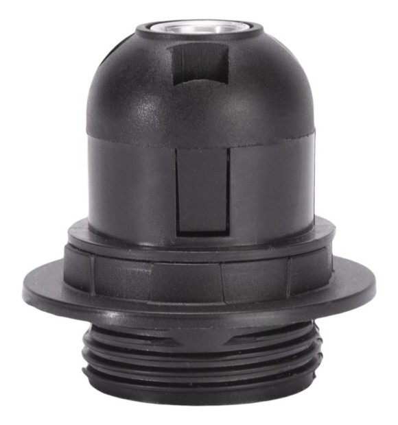 Dulie Bachelita E27 cu Fusta, Neagra, Erste - IP20
