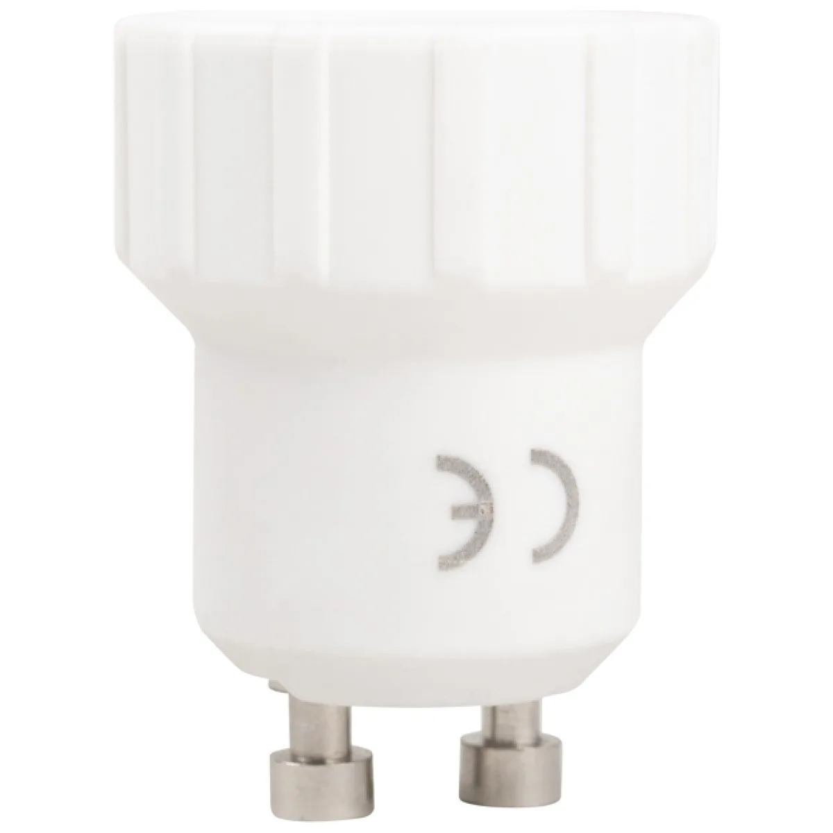 Adaptor Dulie GU10 la E14 Erste, Plastic Alb, IP20