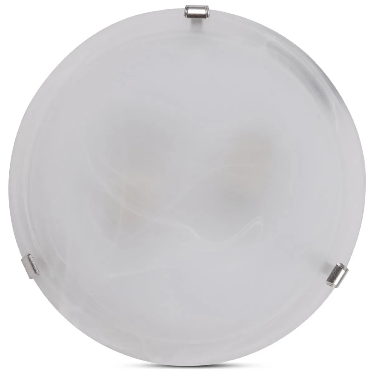 Plafoniera New Tesera 2xE27 30cm IP20 alb, metal si sticla, Erste