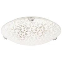 Plafoniera New moderna 2xE27 40W 30cm IP20 alb, Erste
