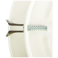 Plafoniera Waves 2xE27 40W 30cm IP20 alb, sticla, Erste - ambalaj