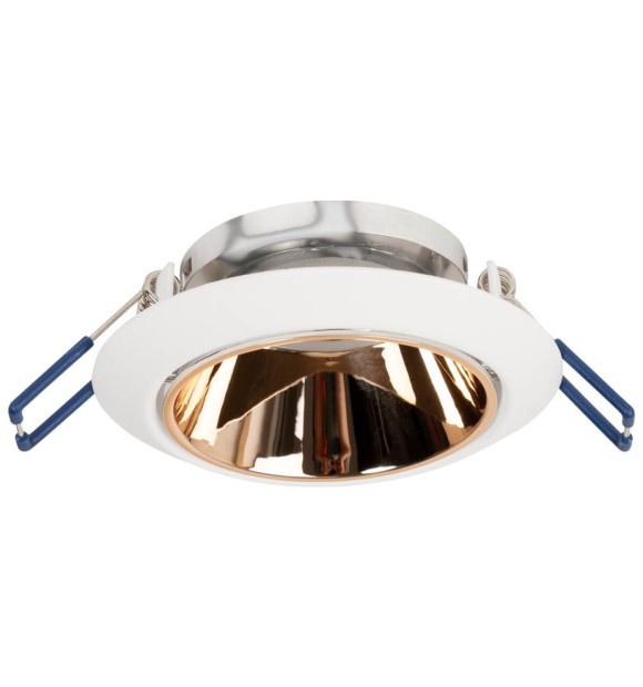 Rama spot incastrabila Draco GU10, 87x85mm, alba, Metsan