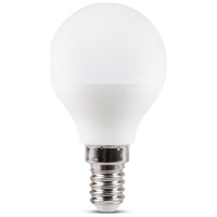 Bec LED Sferic G45 5W E14 3000K Alb Cald Novelite - vedere laterala