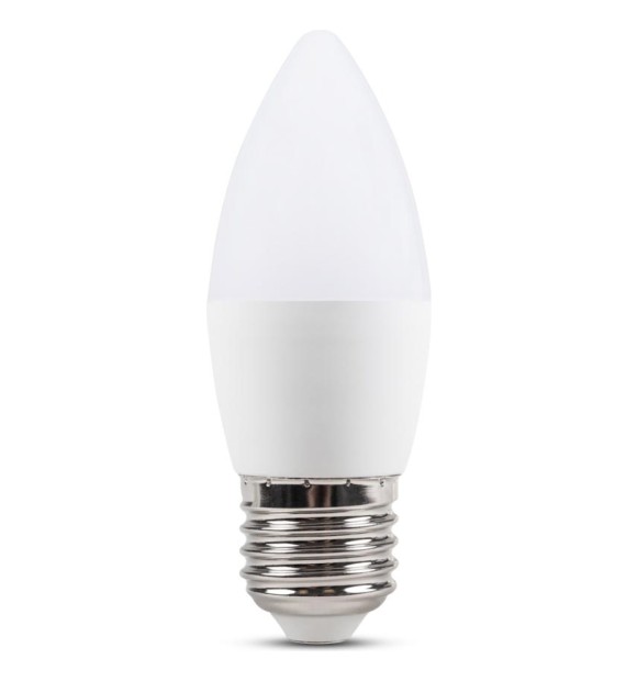 Bec LED Lumanare C37 5W E27 6400K Alb Rece 450lm