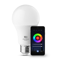Bec LED Smart A60 10W E27 RGB Tuya WiFi+Bluetooth Pulsar - vedere laterala