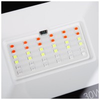 Proiector LED RGB 30W IP65 telecomanda, negru - Novelite - detaliu