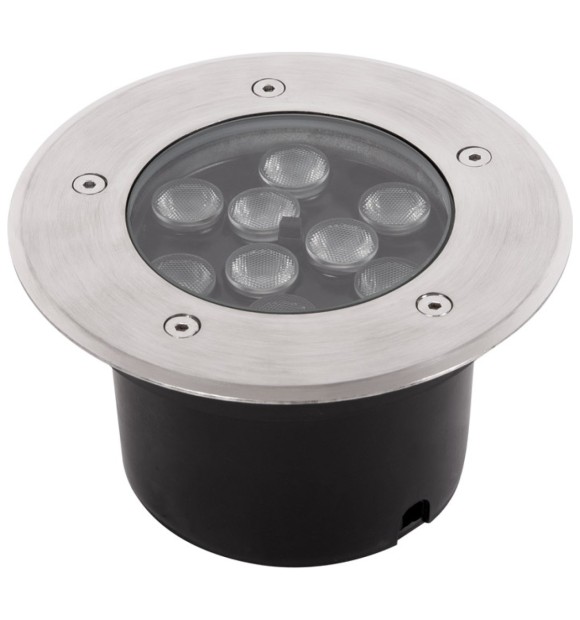 Spot LED pietonal RGB 9W IP65 Novelite, telecomanda, 150x90mm