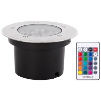 Spot LED pietonal RGB 9W IP65 Novelite, telecomanda, 150x90mm - detaliu