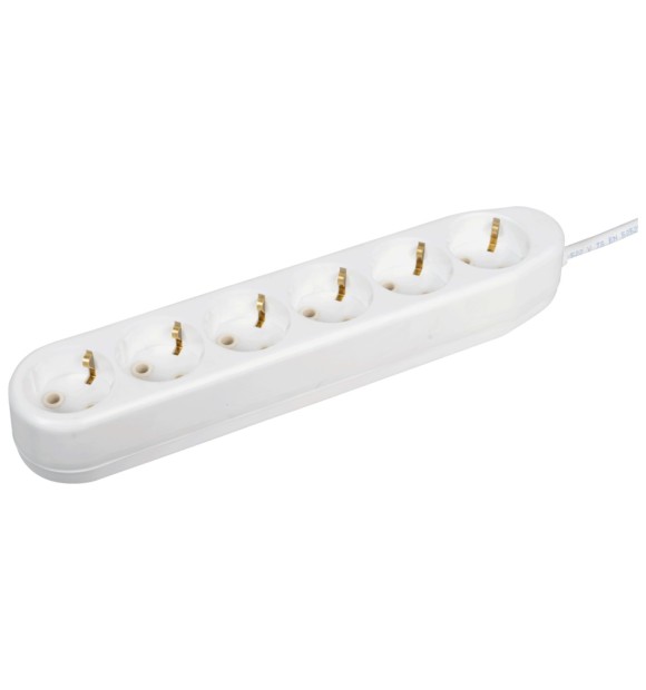 Prelungitor Ceramic 3m 6 Prize cu Contact Protectie 16A Ipee
