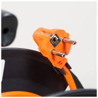 Derulator 4 prize 35m, 3x1.5 mm, IP44, 16A, Emfanorm - imagine 5